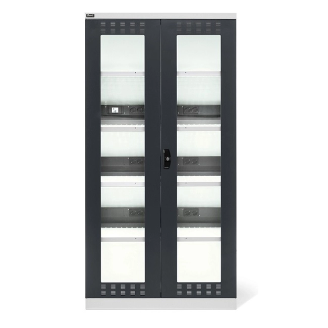 Vendita online Armadio Perfom 14055 porte battenti policarbonato mm.1023x555x2000H - Grigio RAL7035+7016